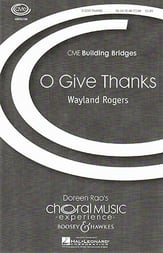O Give Thanks Two-Part choral sheet music cover